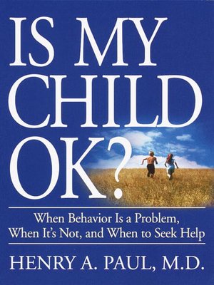 cover image of Is My Child OK?